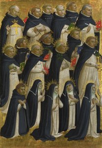 The Dominican Blessed Panel from Fiesole San Domenico Altarpiece, c1423-1424