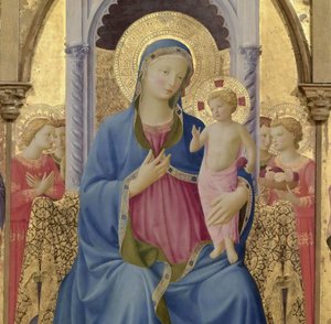 The Virgin and Child. Cortona Polyptych (detail)