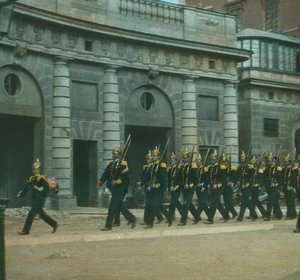 Changing the Guard at the Palace, Stockholm, Sweden
