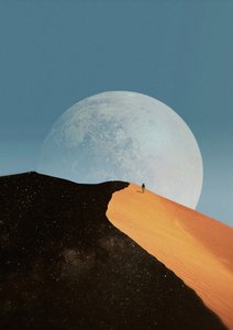 Desert Moon Wanderer by Fran Rodríguez