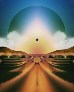 Solitary Desert Journey by Fran Rodríguez