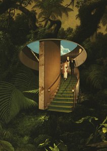 Surreal Jungle Staircase by Fran Rodríguez