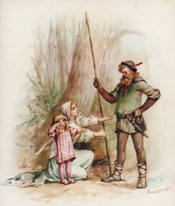 Flight of Queen Margaret and Prince Edward by Frances Brundage