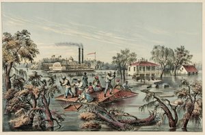 High Water in the Mississippi, pub.1868