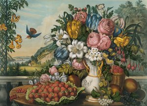 Landscape - Fruit and Flowers, 1862