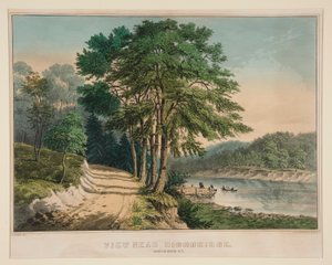 View Near Highbridge, Harlem River, N.Y.