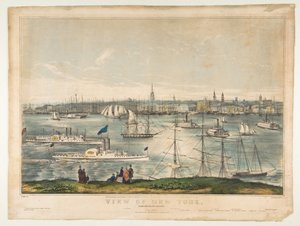 View of New York from Brooklyn Heights, 1849