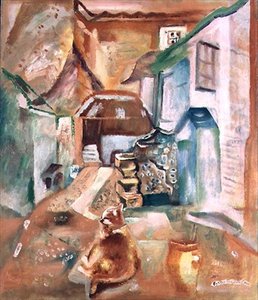 Purbeck Courtyard, Morning