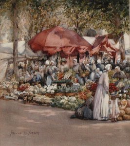 Market Day, Northern France by Frances Nesbitt