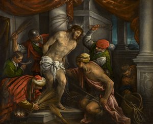 The Scourging of Christ by Francesco Bassano