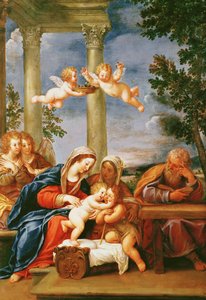 The Holy Family with St. Elizabeth and St. John the Baptist, c.1645-50