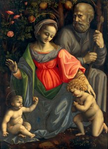 The Holy Family with Saint John the Baptist by Francesco Bacchiacca