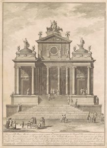 The Prima Macchina for the Chinea of 1785 by Francesco Barbazza