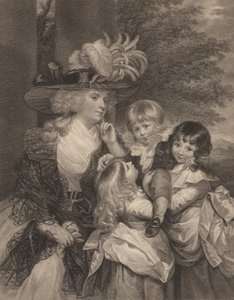 Lady Smith and Her Children by Francesco Bartolozzi