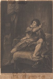 Mr. Kemble in the Character of King Richard the Third - "Richard III," Act V, Scene V by Francesco Bartolozzi