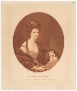 Portrait of Angelika Kauffmann by Francesco Bartolozzi