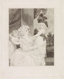 Portrait of Jane Stanhope with Her Two Children