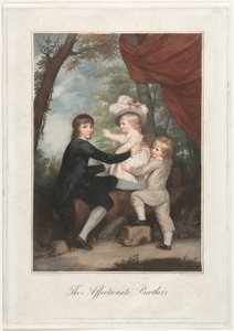 The Affectionate Brothers The Lamb Children, 1791 by Francesco Bartolozzi