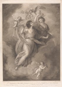 The Apotheosis of a Beautiful Female by Francesco Bartolozzi