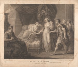 The Death of Arcite by Francesco Bartolozzi