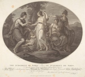 The Judgment of Paris by Francesco Bartolozzi