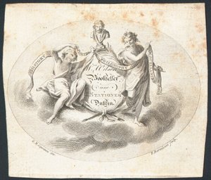 Trade Card, William Wilson by Francesco Bartolozzi