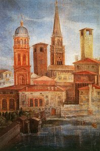 View of Mantua (detail)