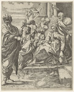 Adoration of the Kings by Francesco Brizio (attributed to)