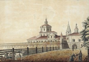 The St. Andronik Monastery in Moscow by Francesco Camporesi