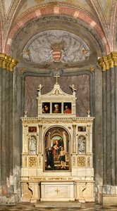 North Transept, Altar of Saint Nicholas, Madonna Enthroned and Child Saint Anne Saints Nicholas of Tolentino and Jerome