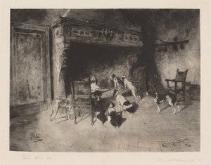 Hunting Dogs by Francesco Colombi Borde