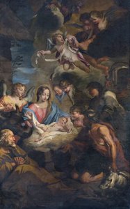 Adoration of the Shepherds by Francesco Fabbrica