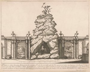 The Prima Macchina for the Chinea of 1726: Hercules and the Hydra by Francesco Faraone Aquila, after Alessandro Specchi
