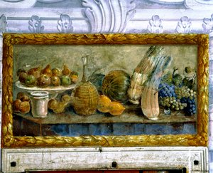 Still life with thistles by Francesco Ferrari