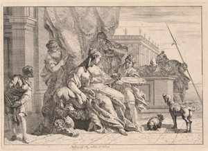 Sofonisba (or Artemisia) by Francesco Fontebasso