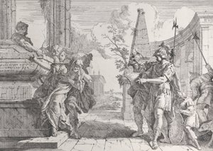 The Sacrifice of Polyxena, from Bacchanals and Histories by Francesco Fontebasso