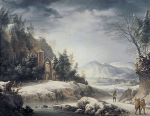 Winter Landscape with Figures