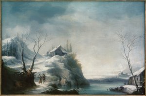 Winter Landscape with Travelers
