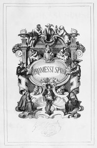 The Betrothed, title page for 1840-1842 edition of novel by Alessandro Manzoni