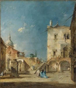 Imaginary View of a Venetian Square or Campo
