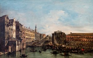 Rialto Bridge by Francesco Guardi