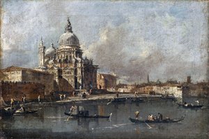 Santa Maria della Salute, Venice, c.1780 by Francesco Guardi