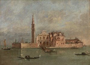 Venetian Church by Francesco Guardi