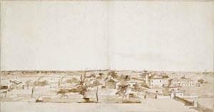 View across the Garden of the Villa Loredan, mid 18th century