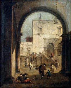 View of a Square and a Palace, between 1775 and 1780