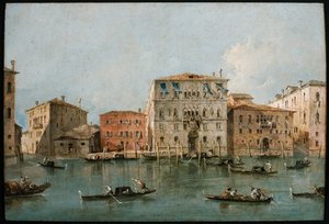 View of the Palazzo Loredan by Francesco Guardi