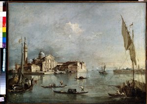 View of the Island of San Giorgio Maggiore by Francesco Guardi