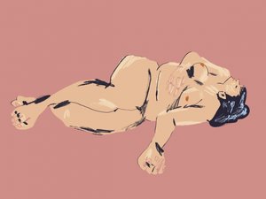 Serene Woman Resting by Francesco Gulina