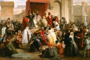 Pope Urban II Preaching by Francesco Hayez