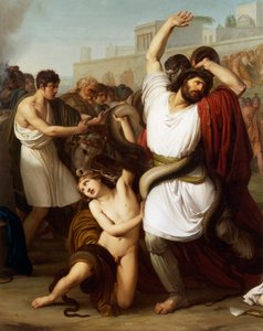 Troyan Priest Laocoon (detail) by Francesco Hayez